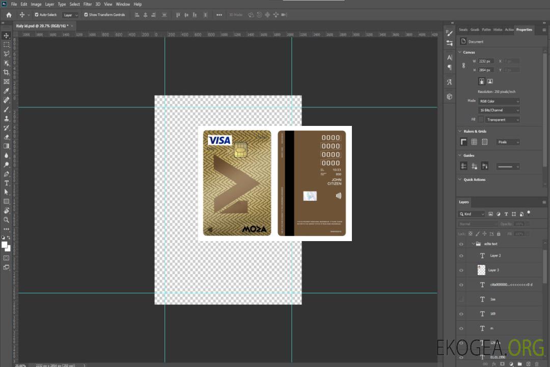 Carte verticale de crédit visa or de la Moza Bank du Mozambique template Carte verticale de crédit visa or de la Moza Bank du Mozambique template